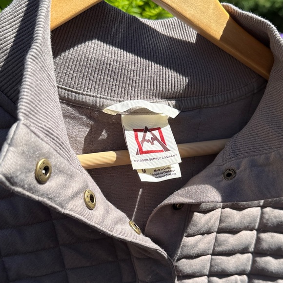 Taupe Quilted Henley Pullover - Picture 3 of 6